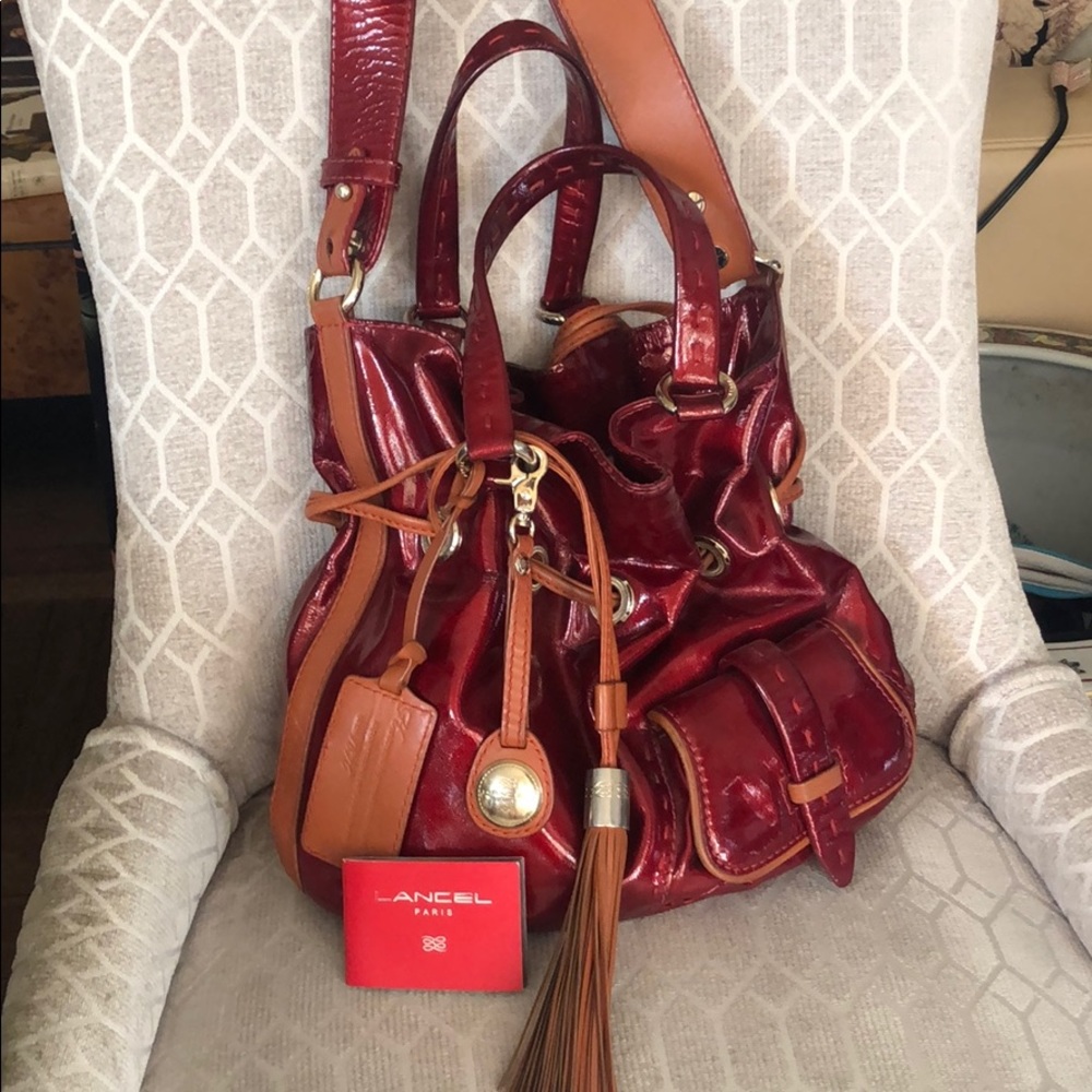 Lancel Paris bucket bag